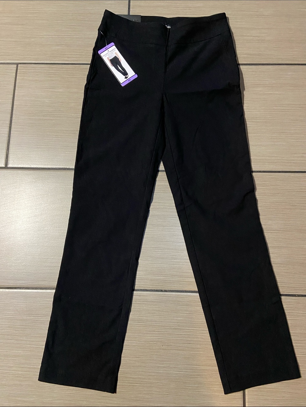 Hilary Radley black pants built-in tummy control